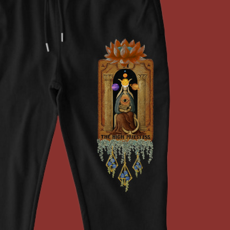 The High Priestess — Sweatpants by Abyzmal Designs — view 2