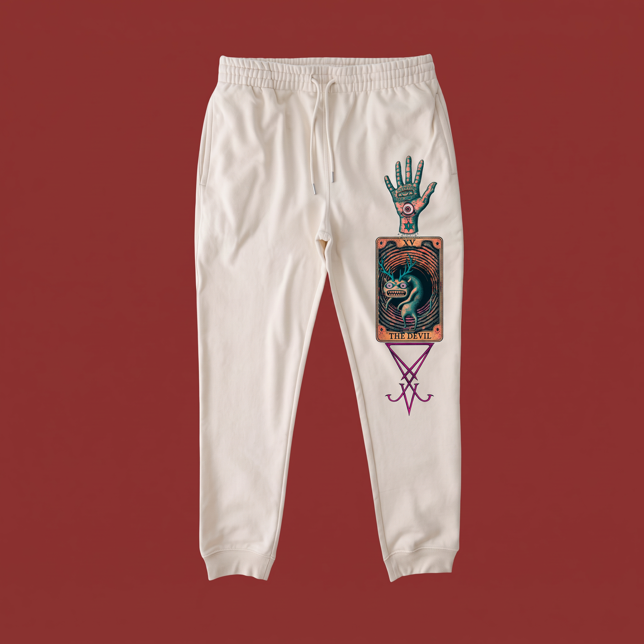 The Devil — Sweatpants by Abyzmal Designs — view 3